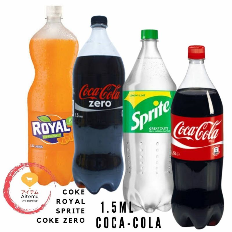 ₪COKE/ COKE ZERO/ ROYAL/ SPRITE 1.5ML | Shopee Philippines