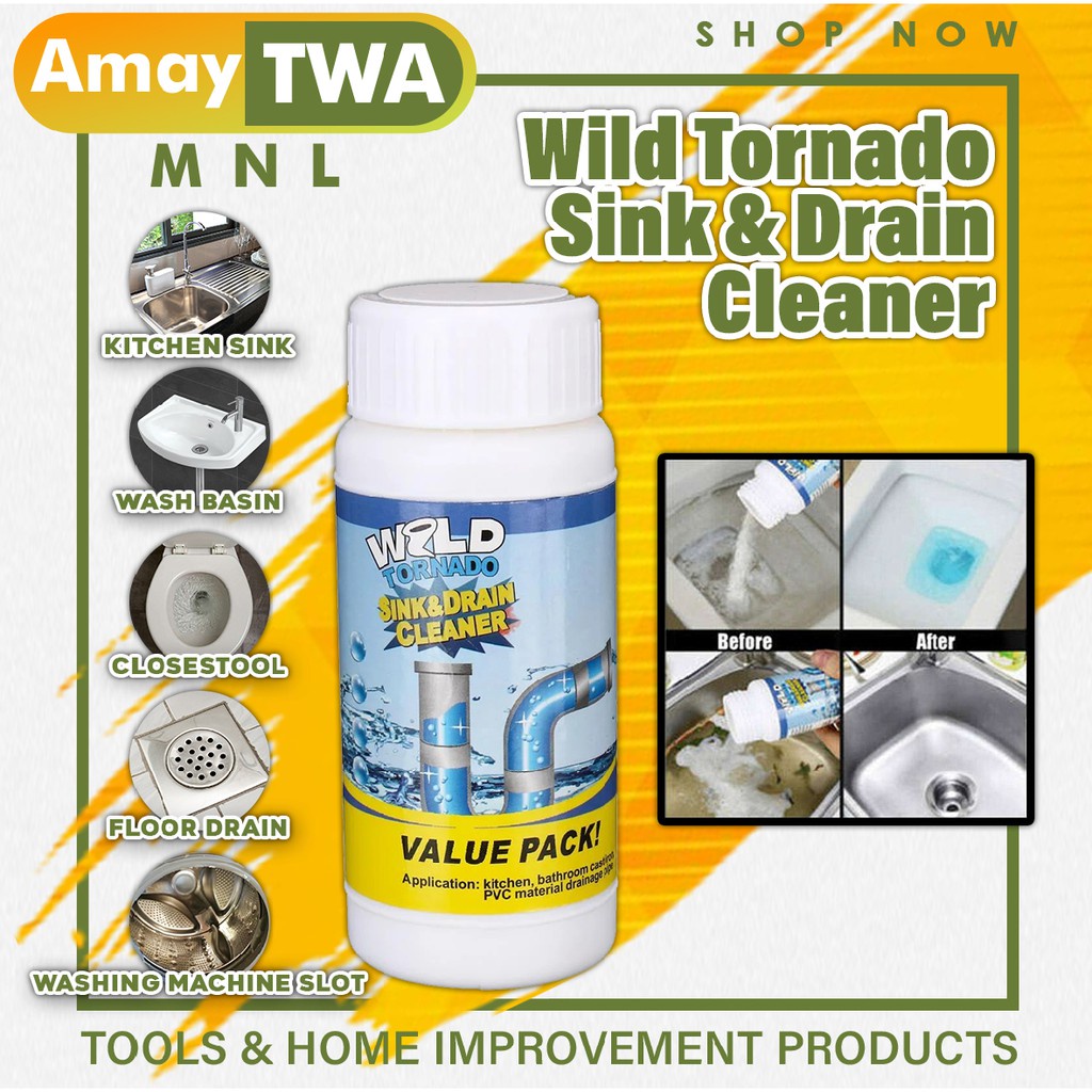 ♧ORIGINAL! Wild Tornado Powerful Sink and Drain Cleaner for Kitchen