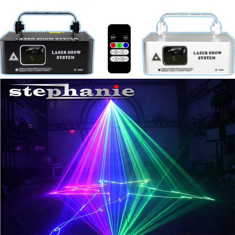 500mw RGB Laser Beam Line Scanner Projector DJ Disco Stage Lighting ...