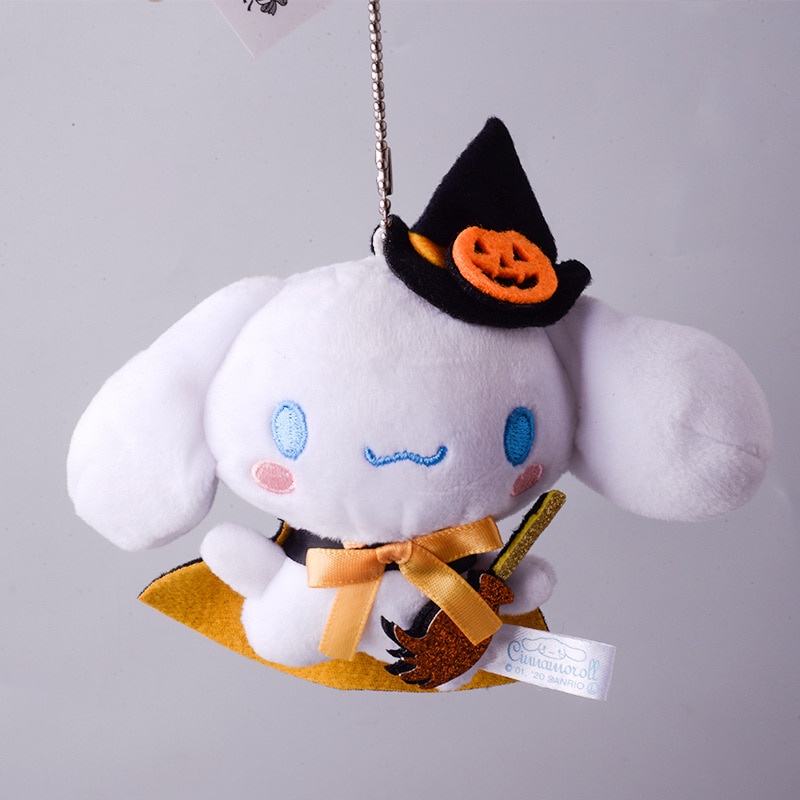 Sanrio 12Cm Keychain Cinnamoroll Cross Dressing Plush Doll Kawaii