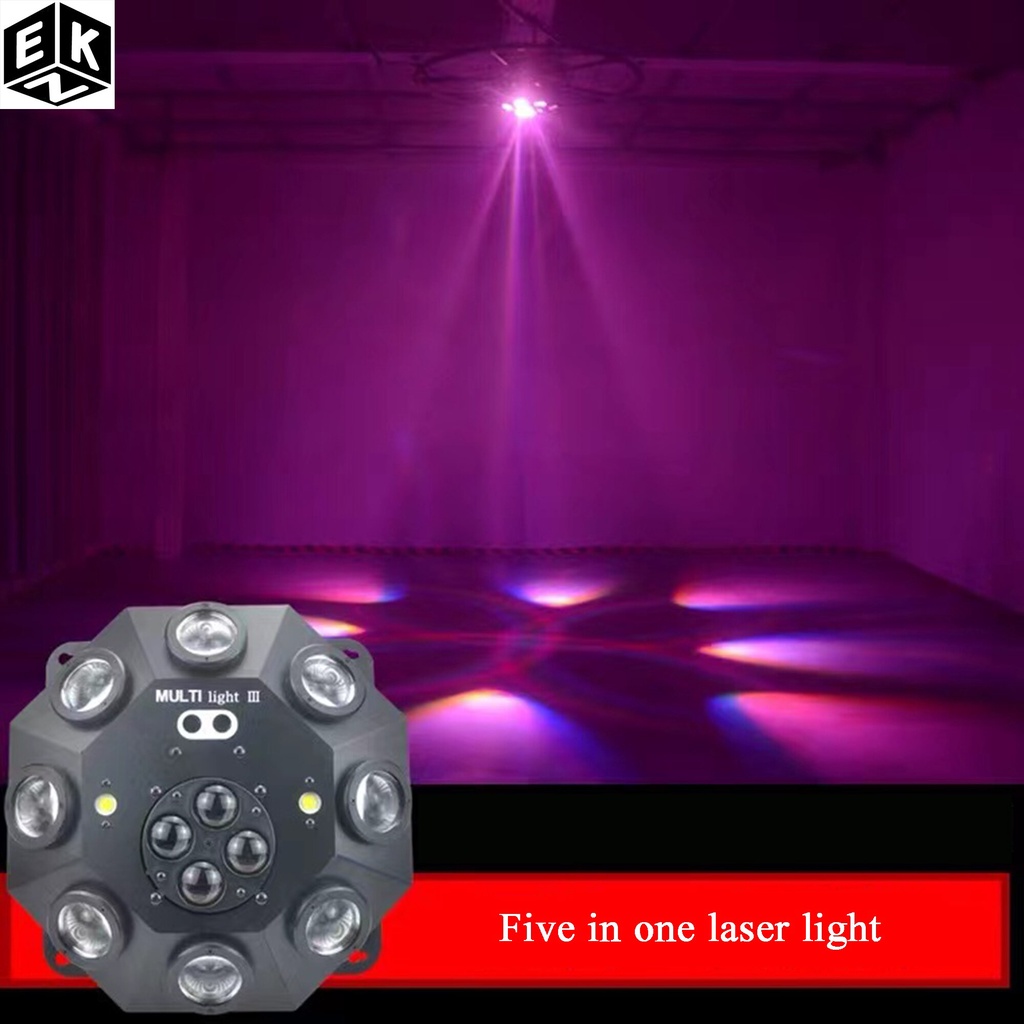 39h Fast Shipping 5 in 1 LED Projector Stage Effect Laser Beam Strobe