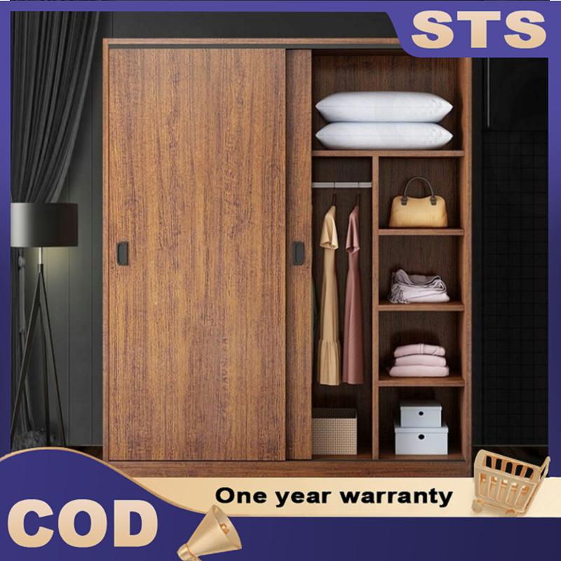 S548 Fashion Wooden Wardrobe Bedroom / Armoire with Sliding Door Shopee Philippines
