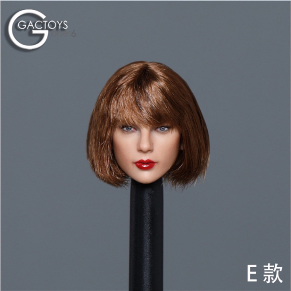 ☽GACTOYS GC042 1/6 Singer Girl Taylor Swift Head Sculpt Fit 12'' Suntan ...