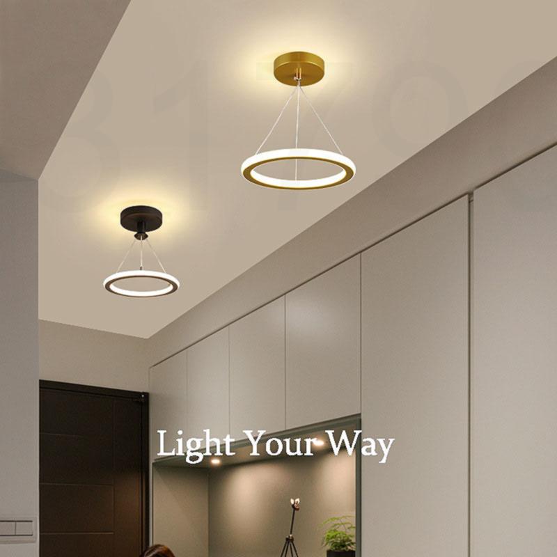 S273 YHLAMP Nordic Ring Chandelier Ceiling Sala Chandelier Modern