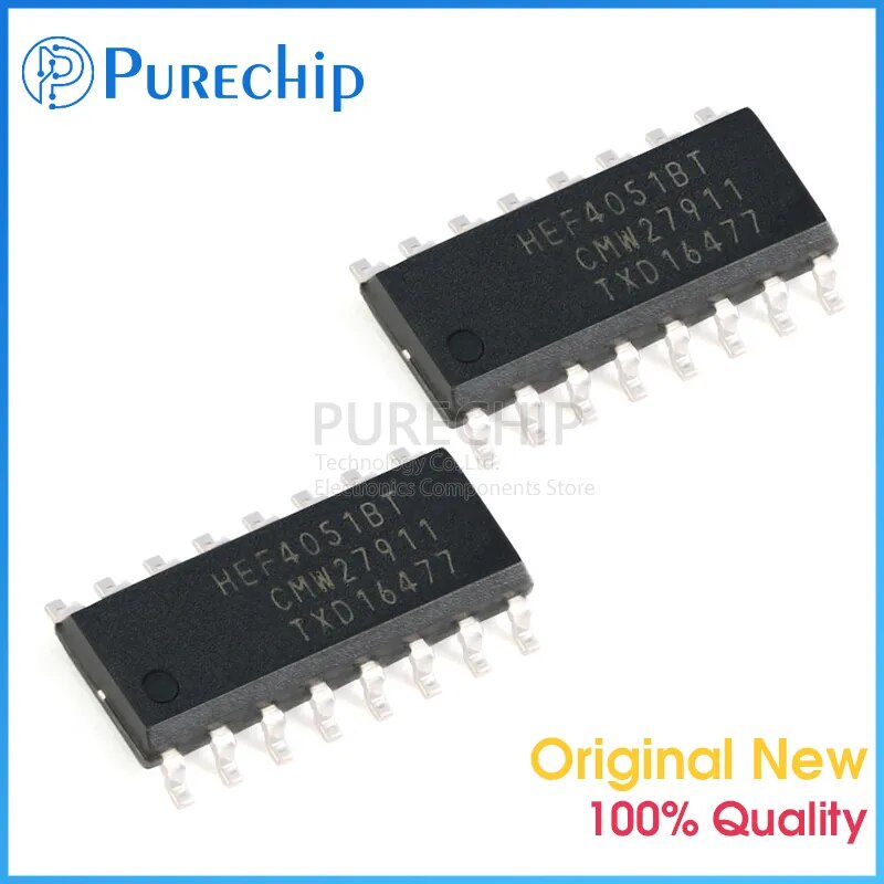 HEF4051BT,653 SOIC-16 HEF4051BT HEF4051B HEF4051 SOIC16 8-Channel ...