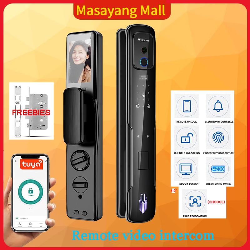 Automatic Door Lock Wifi Tuya Smart Lock Main Door sSafety Lock Smart