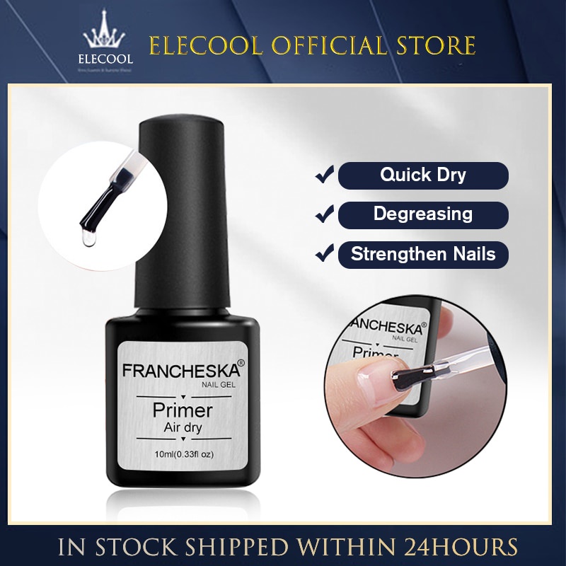 ♝10ml Base And Permanent Top Coat No Wipe UV Gellack First Nail Primer