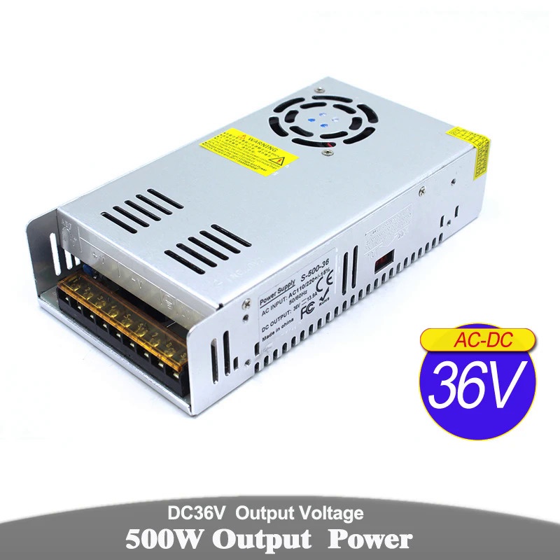 ♤DC Power Supply 12V 18V 24V 30V 36V 42V 48V 60V 500W Transformers 220V