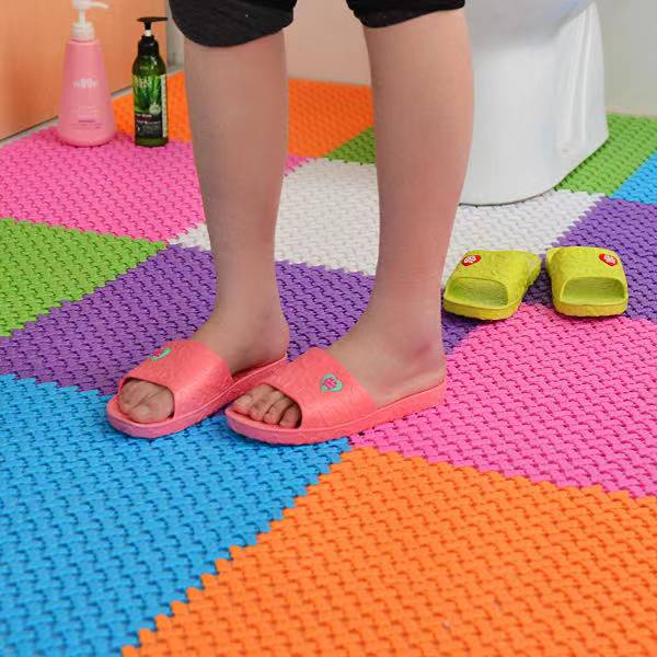 Batmats Carpet Square PVC Home Kitchen Floormat for Toilet Puzzle Mat