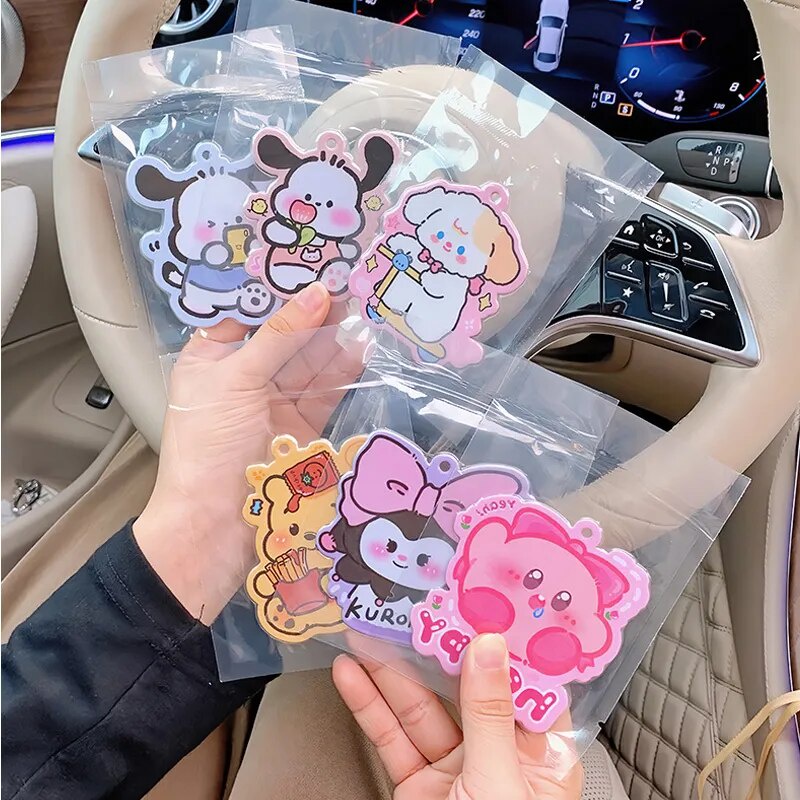Sanrioed Anime Melody Cinnamoroll Kuromi Pochacco Kirby Car Air