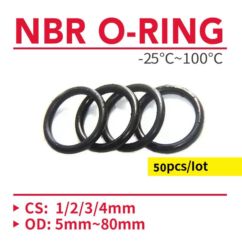 180 X 4 Nitrile (NBR) O-Ring (180mm ID X 4mm C/S) (180x4) - Aire Bearings - Foto 13