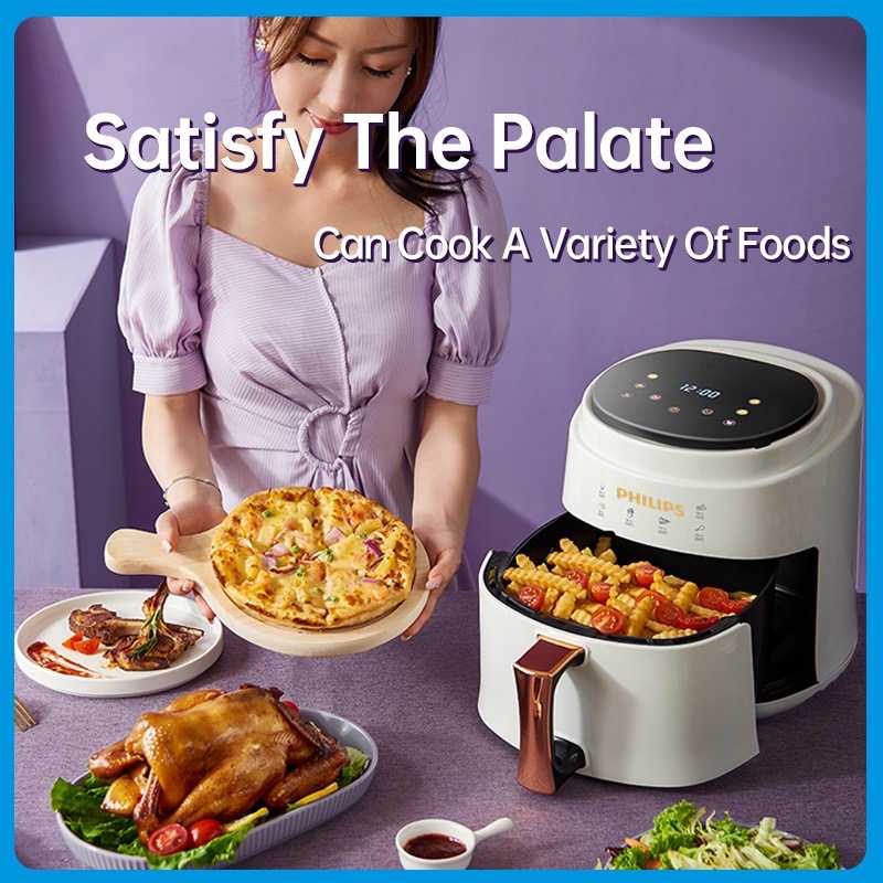 Philips 8L Air Fryers Touch Digital Display Airfryer No Smoke Oil Free