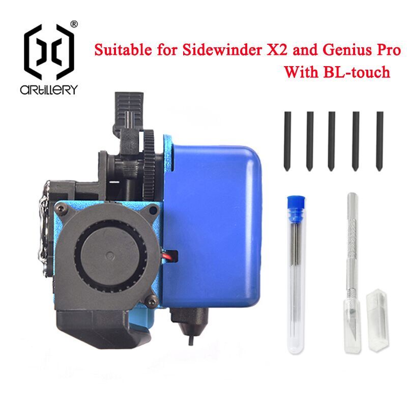 Artillery Sidewinder X2 And Genius Pro Extruder Kit, Automatic Leveling
