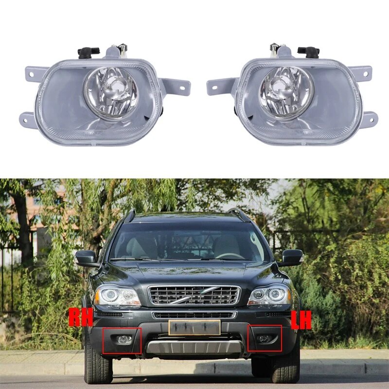 웃Car Fog Light Left Right Side Headlight Driving Lamp Fog Lights Foglights For VOLVO XC90 20022