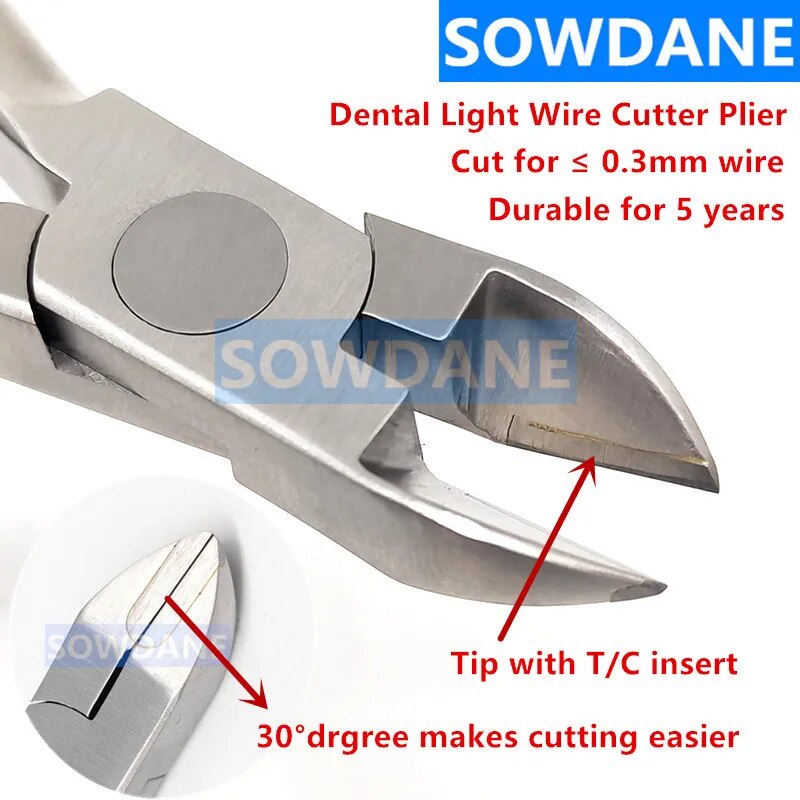 Dental Orthodontic Ligature Pin Light Wire Cutter Plier Dentist Wire