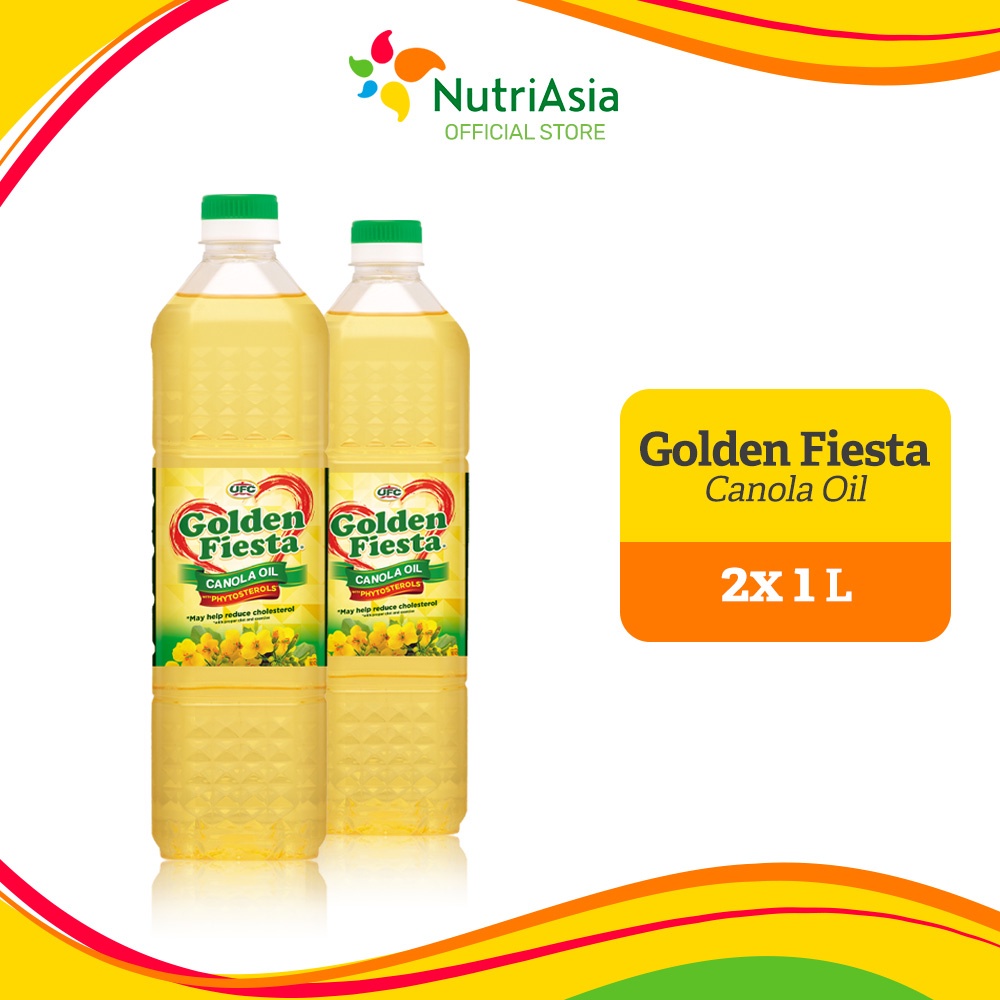 Golden Fiesta UFC Canola Oil 1 L Set of 2 Shopee Philippines