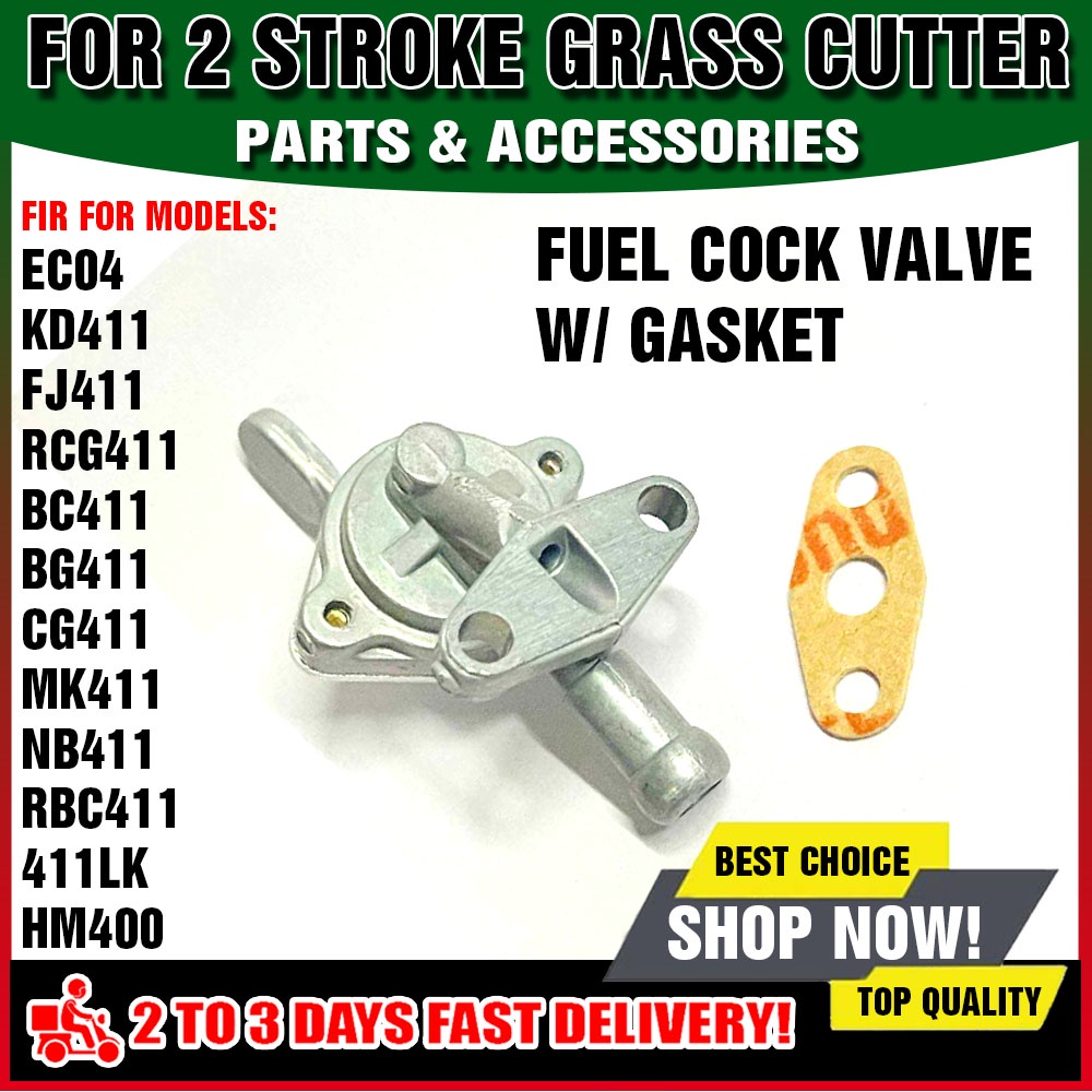 EC04/CG411 Carburetor Stop Fuel Cock Valve for Robin EC04, BC411, BG411 ...
