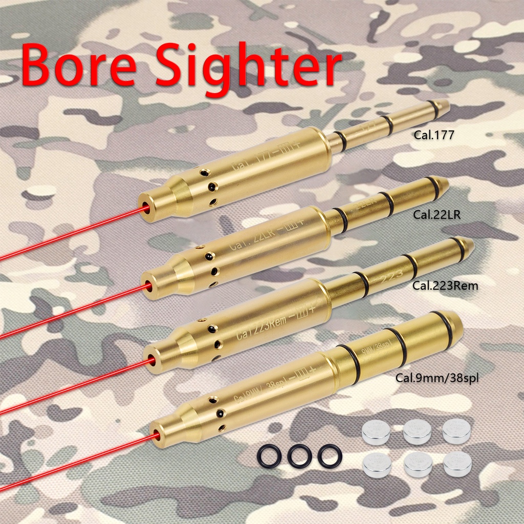 Laser indicator ☄Red Laser Bore Sighter Revolvers Pistols Rifle and Air