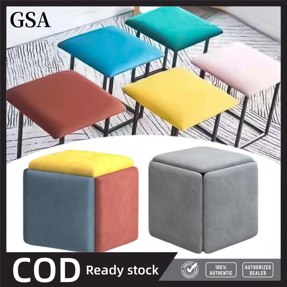 5In1 Rubiks Cube Stool Multifunctional Combination Stool Space Saver ...