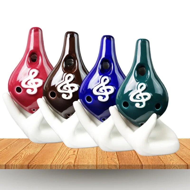 ☾Sound Character Ocarina Musical Instrument Wholesale Ocarina 6Hole Ac