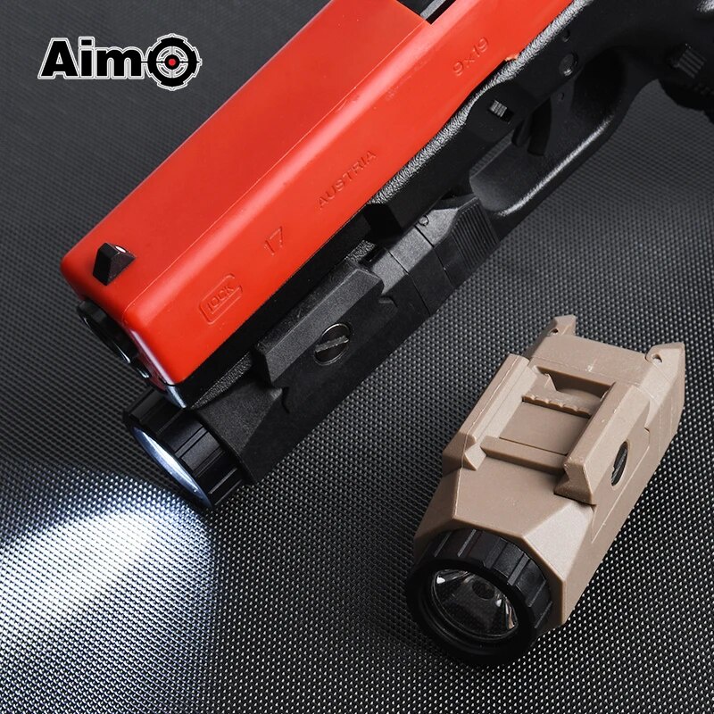 Nylon Tactical APL Strobe Flashlight WMLG2 Mount Lower Rail Glcok