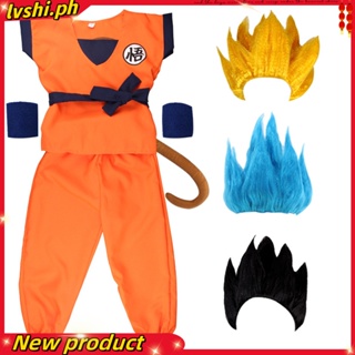 Halloween Costumes Japanese Anime Child Adult Z Clothes Suit Goku Cosplay  Kid Costumes Top/pant/belt/tail/wrister/wig - Cosplay Costumes - AliExpress