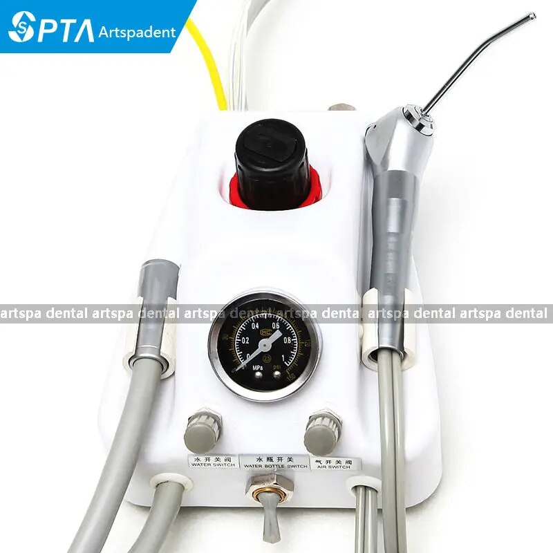 Dental portable Turbine Unit work with AIR Compressor 4Holes + 3 way Syringe COD Shopee