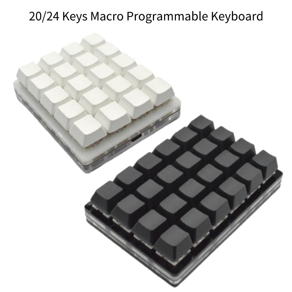 20/24 Keys Macro Custom Shortcut Programmable Keyboard Mini Keypad OSU ...