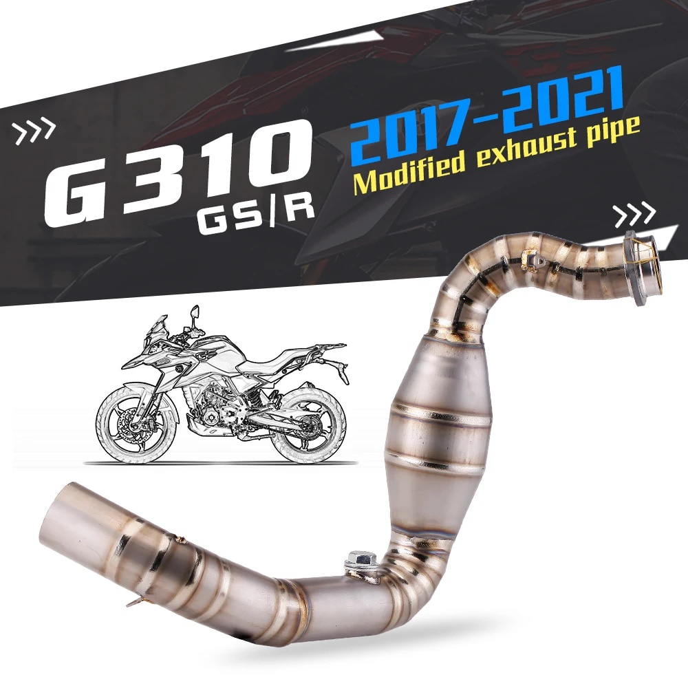 Modified non-destructive installation of front exhaust pipe of BMW