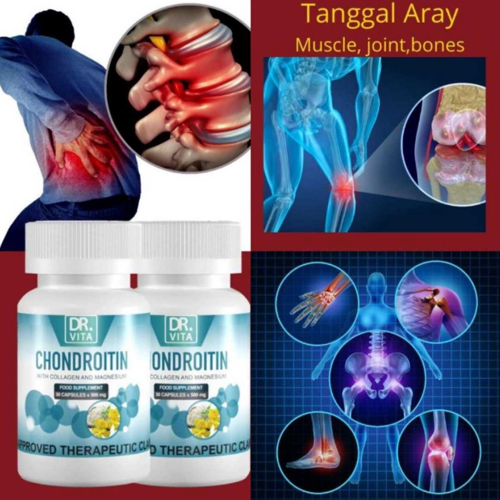 Dr. Vita CHONDROITIN with Collagen and Magnesium 500mg x 30 capsules