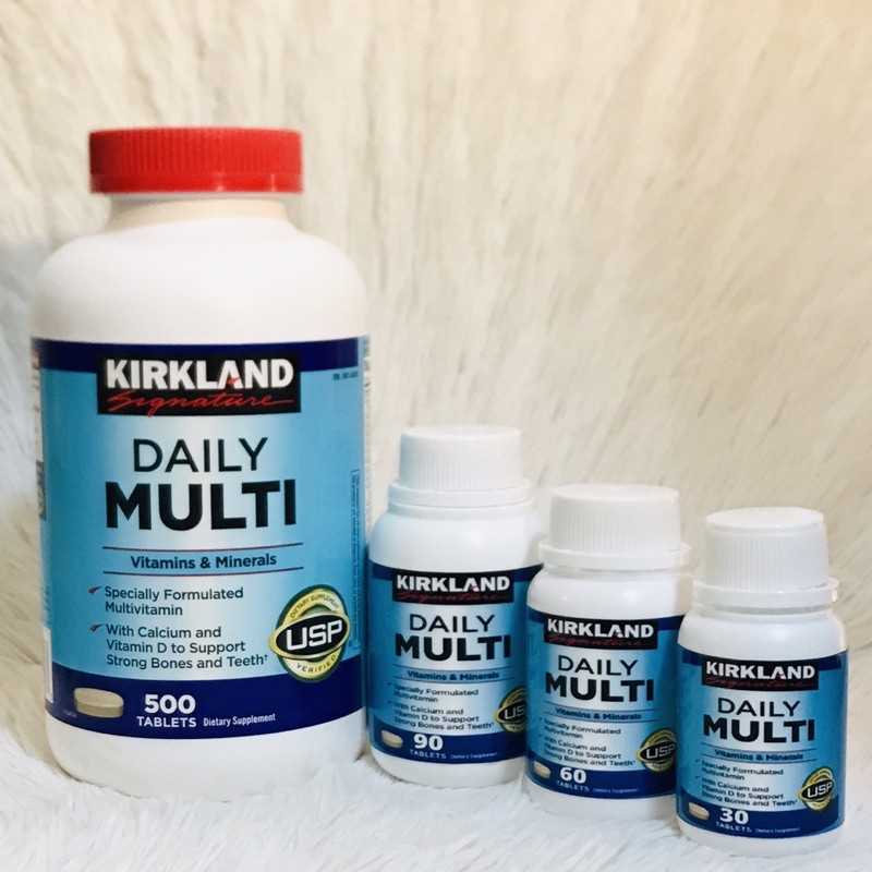 60 Tablets Kirkland Signature Daily Multivitamins AUTHENTIC Shopee