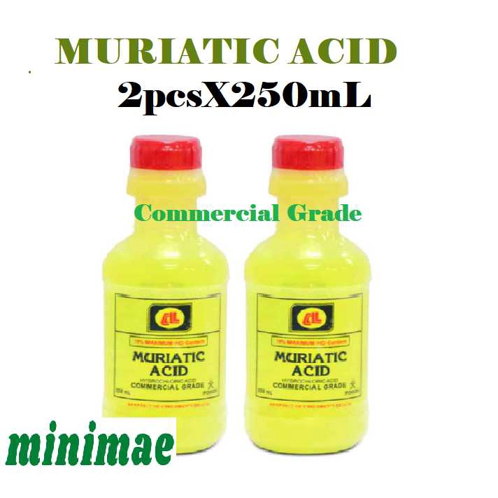 Muriatic Acid Cleaning Commercial Grade 1L Shopee Philippines