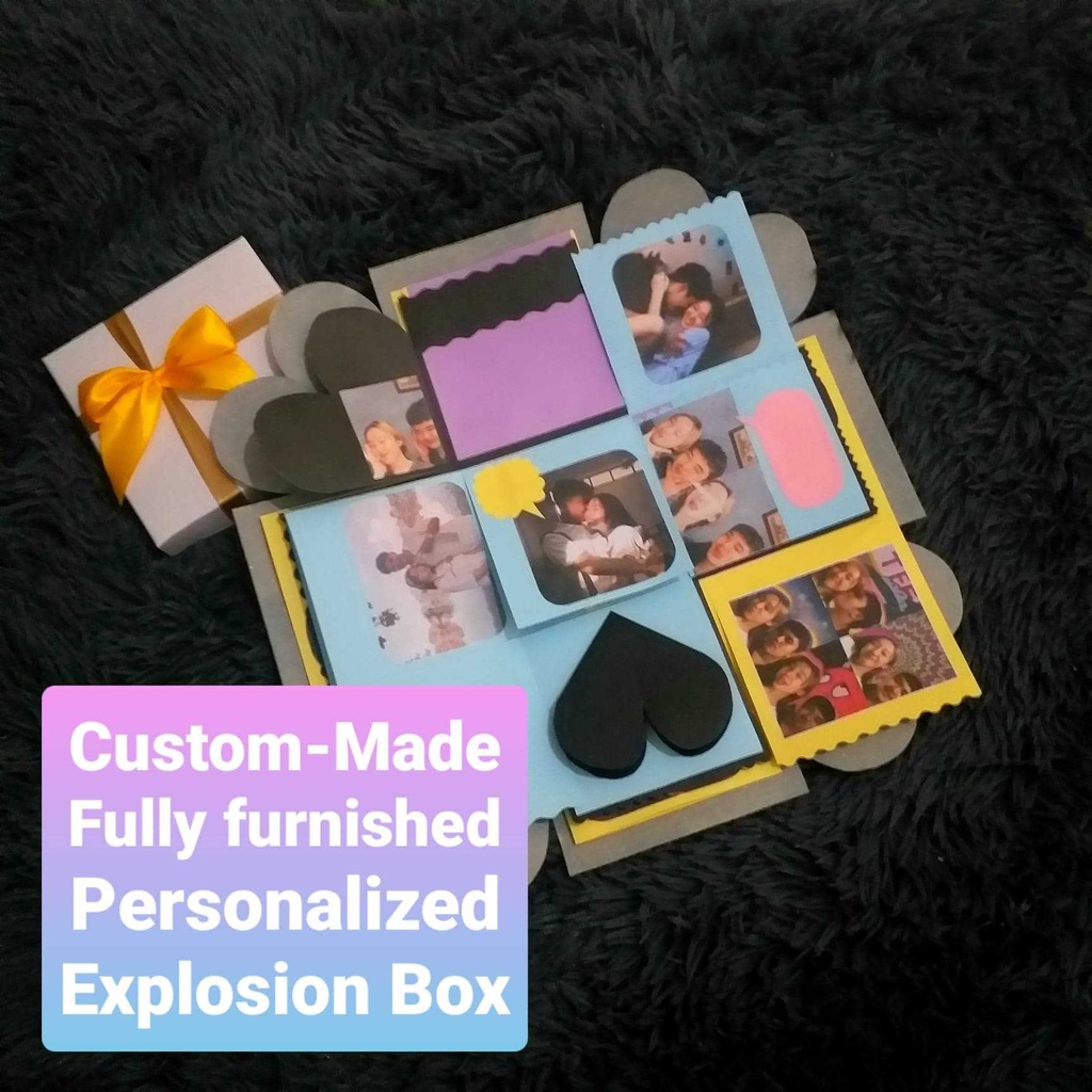 Customized Personalized Explosion Box + 20 Pictures [ Explosion Box