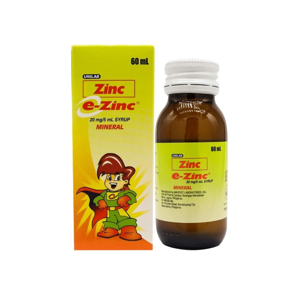 E ZINC Zinc Sulfate 60ml | Shopee Philippines