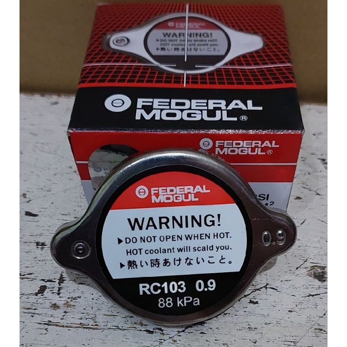 RADIATOR CAP FEDERAL RC-103 0.9KG/CM SMALL | Shopee Philippines
