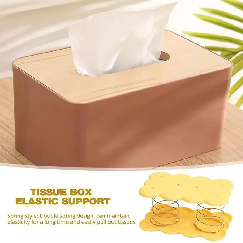 Spring Tissue Box Holder Automatic Lifting Tissue Spring Bracket Double ...