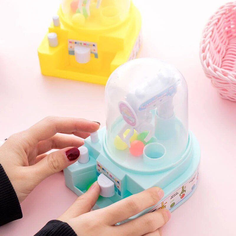 웃Manual Mini Candy Claw Machine Remote Control Indoor Games New Upgrade ...