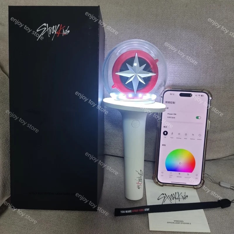 Kpop Stray Kids Lightstick Ver.2 With Bluetooth Concert Hand Lamp