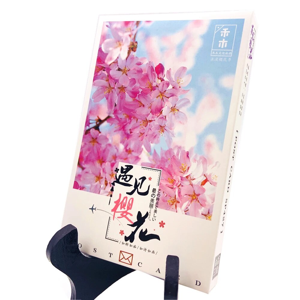 36 pcs/pack Cute Cherry Blossoms Sakura Postcard Greeting Gift ...