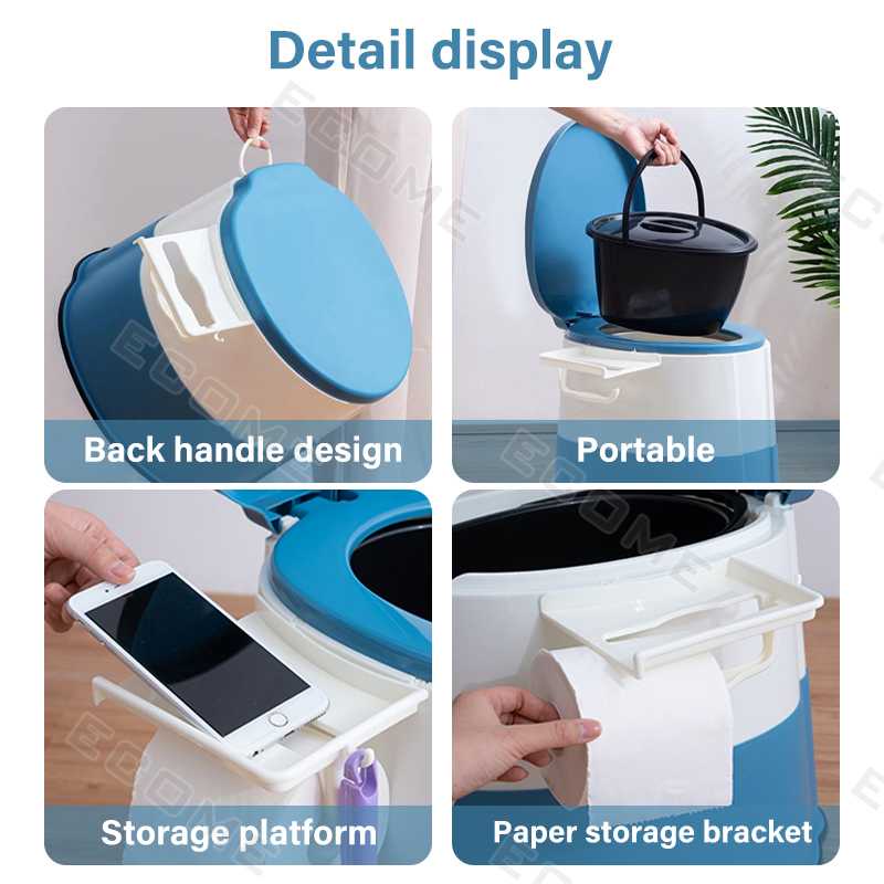 Portable toilet seat elderly toilet mobile toilet elderly toilet