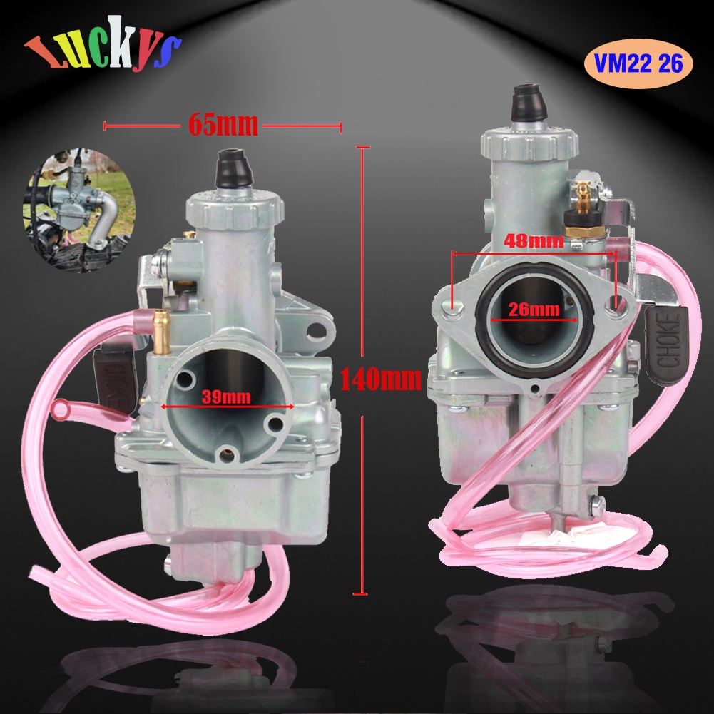 acXyHigh Performance Mikuni VM22 Carburetor PZ26 26mm Carb For 125 140