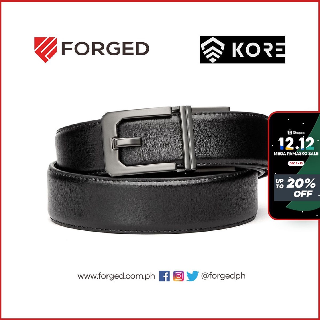 Kore Belt X3 Gun Buckle and Belt Set Leather Shopee Philippines