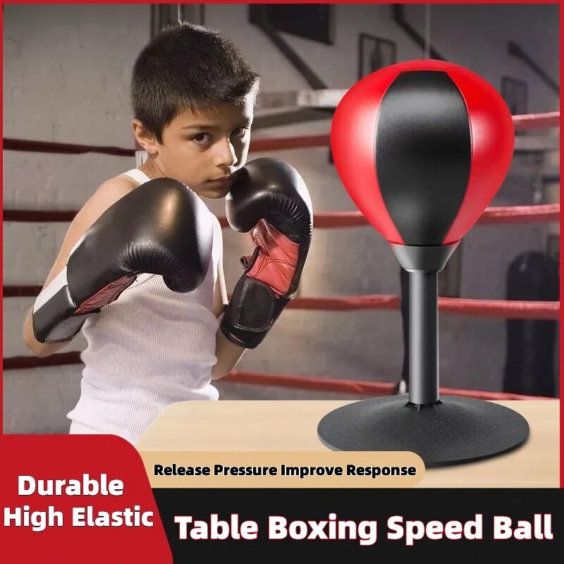 ☬PU Boxing Speed Ball, Desktop Reaction Target,Home Adult,Stress Relief ...