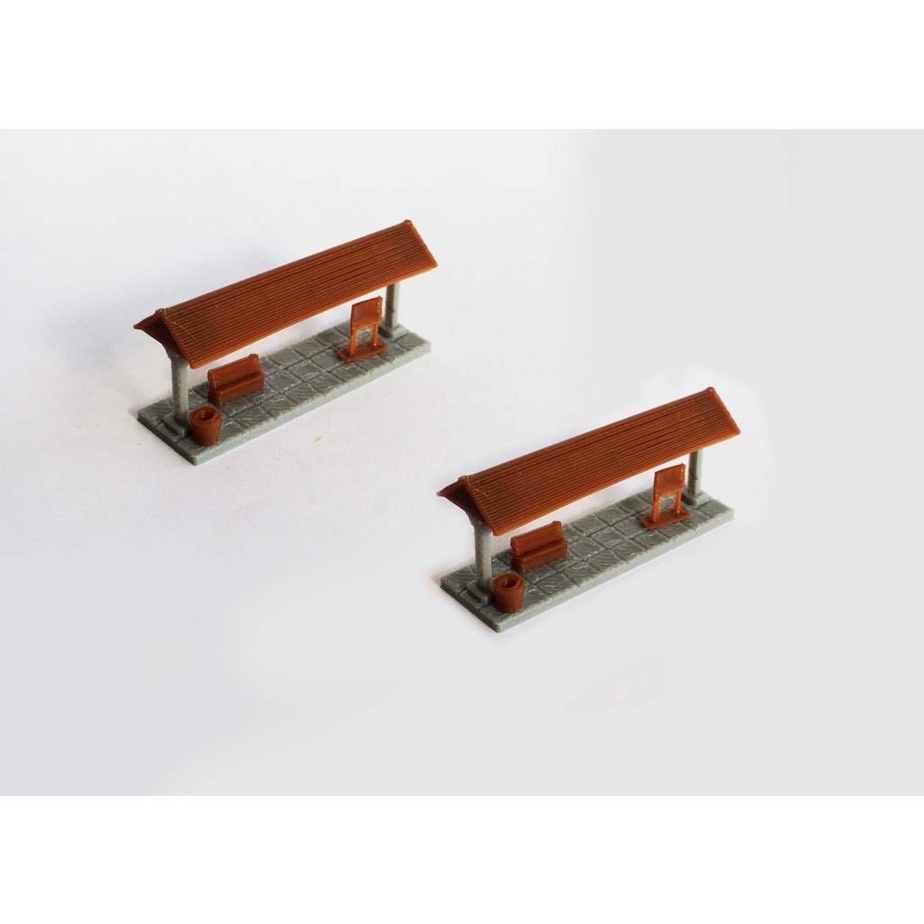 웃Outland Models Small Station Passenger Platform x2 Z Scale Train ...