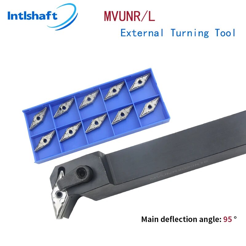 ღIntlshaft MVUNL2020K16 MVUNR2525M16 External Turning Tool Holder VNMG
