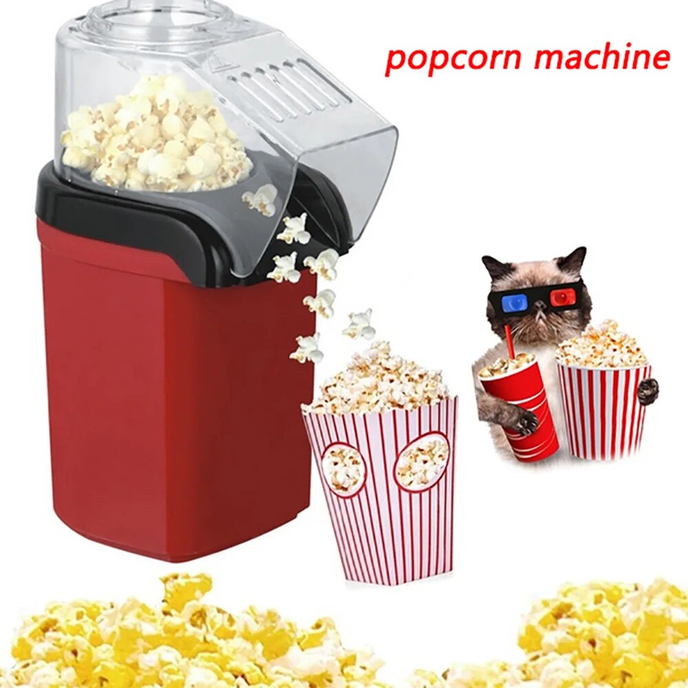 Popcorn Machine, 28-Cup 800W Fast Hot Oil Popcorn Maker with Stirring Rod 