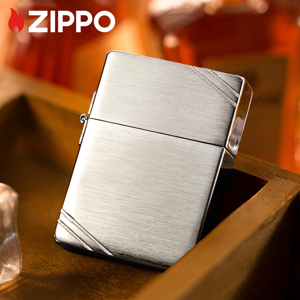 Zippo 1935 Replica Vintage Brushed Chrome Pocket Lighter 1935.25