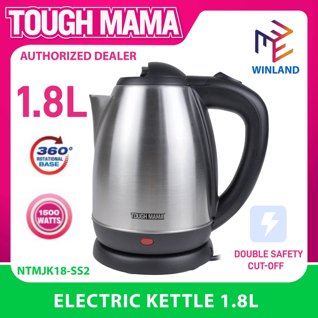 TOUGH MAMA by Winland Fast Boil 1.8L Stainless Steel Concealed Electric