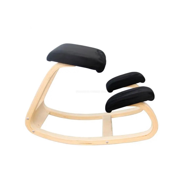 Ergonomic Kneeling Chair Stool Furniture Rocking Wooden Kneeling ...
