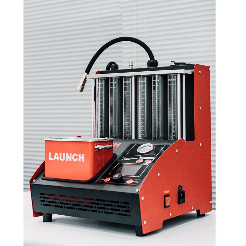 Launch CNC 603A fuel injector cleaner&tester cnc-603a 6 Injecting flow ...